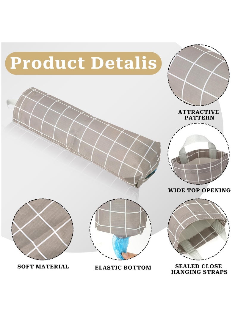 KASTWAVE Plastic Bag Holder Organizer Plastic Bag Organizer and Dispenser Washable Large Grocery Bag Organizer Reusable Shopping Bag Trash Bag Dispenser for Kitchen Travelling Supplies, 2 pce - Image 3