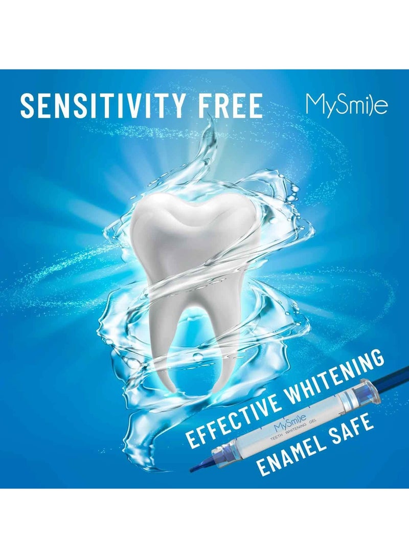 MySmile Teeth Whitening Kit with LED Light, 10 Min Non-Sensitive Fast Teeth Whitener with 3 Carbamide Peroxide Teeth Whitening Gel, Helps to Remove Stains from Coffee, Wines, Soda, Food - Image 3