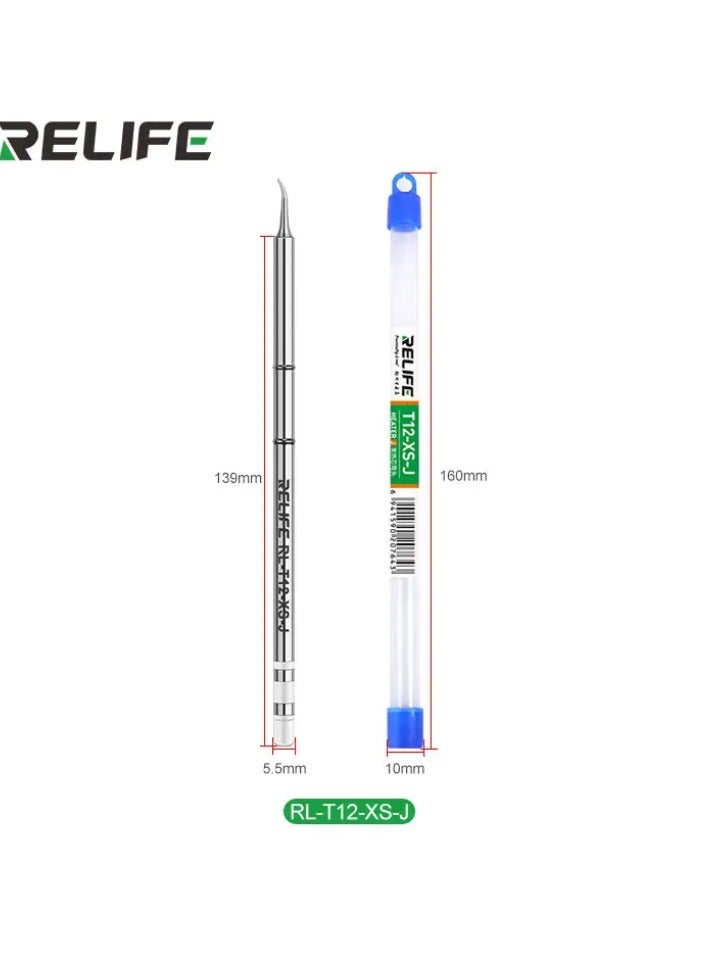 RELIFE رأس لحام RL-T12-XS-J – رأس دقيق من سلسلة T12 لإصلاح SMD و PCB - Image 1