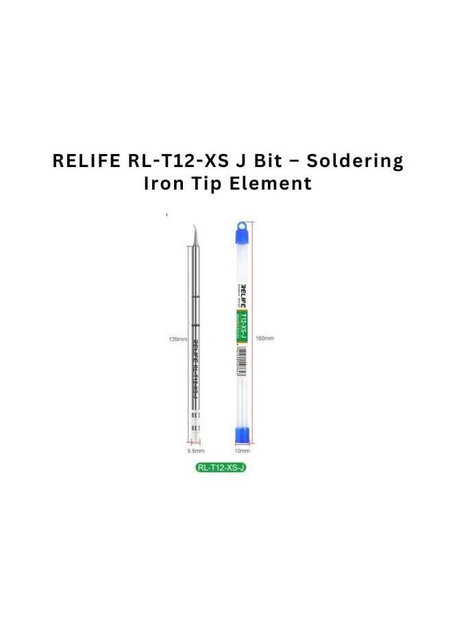 RELIFE رأس لحام RL-T12-XS-J – رأس دقيق من سلسلة T12 لإصلاح SMD و PCB - Image 2
