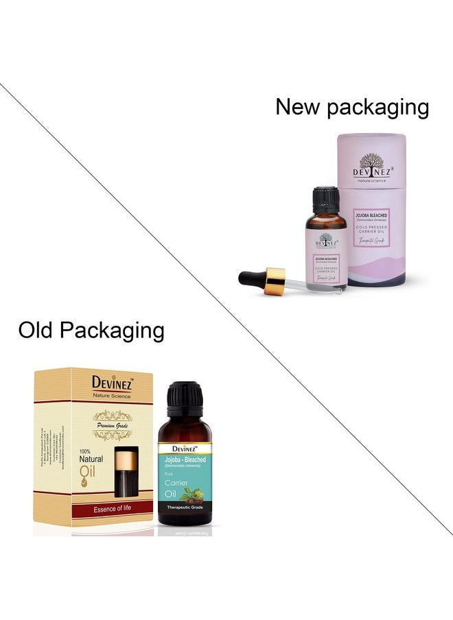 Devinez Devinez Jojoba Cold-Pressed Oil - Bleached, 15ml - 100% Pure Natural, Undiluted Virgin Cold-Pressed, Unrefined, Exceptional moistruizer for skin, hair, scalp, nails perfect for sensitive & dry skin  - Image 2