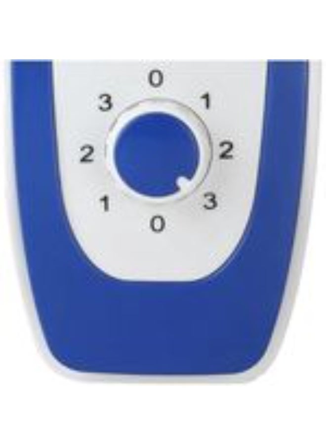 اي تي اي مروحة حائط 18 بوصة - 5 شفرات - 3 سرعات - أبيض وأزرق (ATA 18B01P5) - Image 4