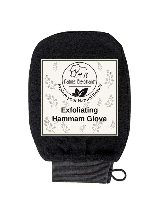 Natural Elephant Natural Elephant Exfoliating Hammam Glove - Face and Body Exfoliator Mitt (Black, Brown and Orange (Pack of 3))  - Image 4