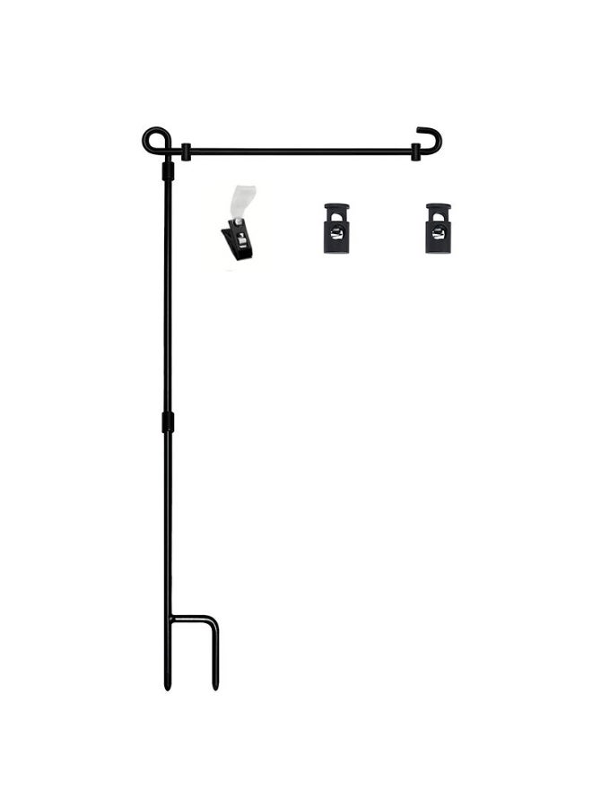 Generic Premium Vertical Garden Flagpole Stand Metal Powder Coated Weatherproof All Season Universal for Yard Flags  - Image 3