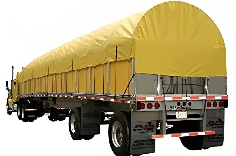 SR TRENDS™ Yellow Heavy Duty Tarpaulin Tirpal Tadpatri Tharpai Thadika, Extra Strong, Eyelets, UV Resistant, 100% Waterproof Virgin, 6 Layer MLCL 3D Rib Technology-1 No. (30 X 20 FT) - Image 4