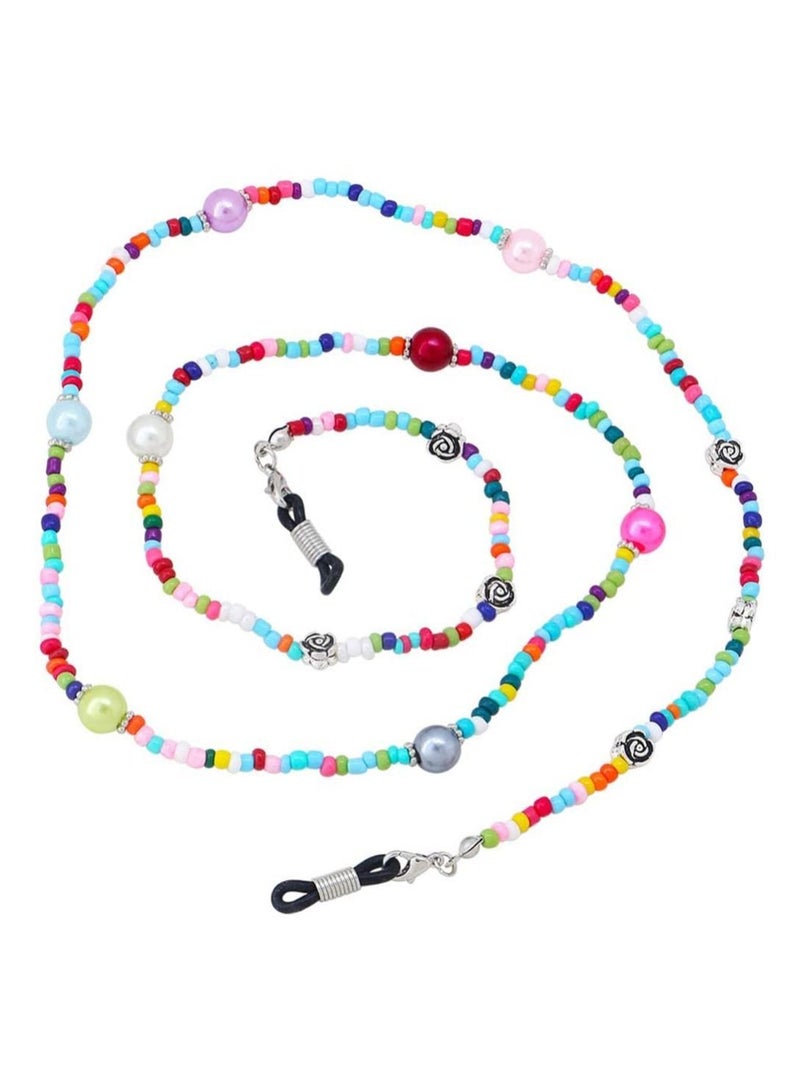 NIBEMINENT Glasses Lanyard, Eyeglasses Strap Chain Sport Eyewear Retainer Sunglass Straps String Holder Cord Lanyards for Adults and Kids - Image 1