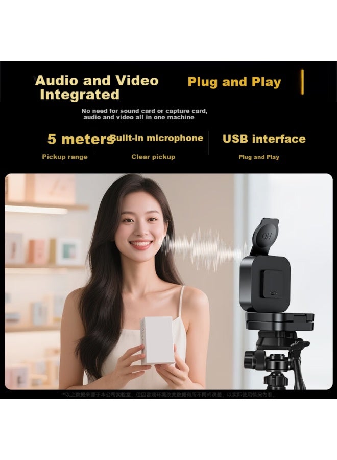 Stiger 4K Computer Webcam, Beauty Enhancement, Ultra-Clear Dual-Lens, Plug-And Camera, 20X Zoom Equipment, Vertical Screen, For Conference Video, Laptop And Desktop Computer - Image 5