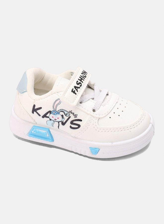Grinta Kids Shoes - White<.Blue - Image 1