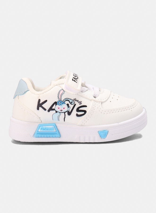 Grinta Kids Shoes - White<.Blue - Image 2