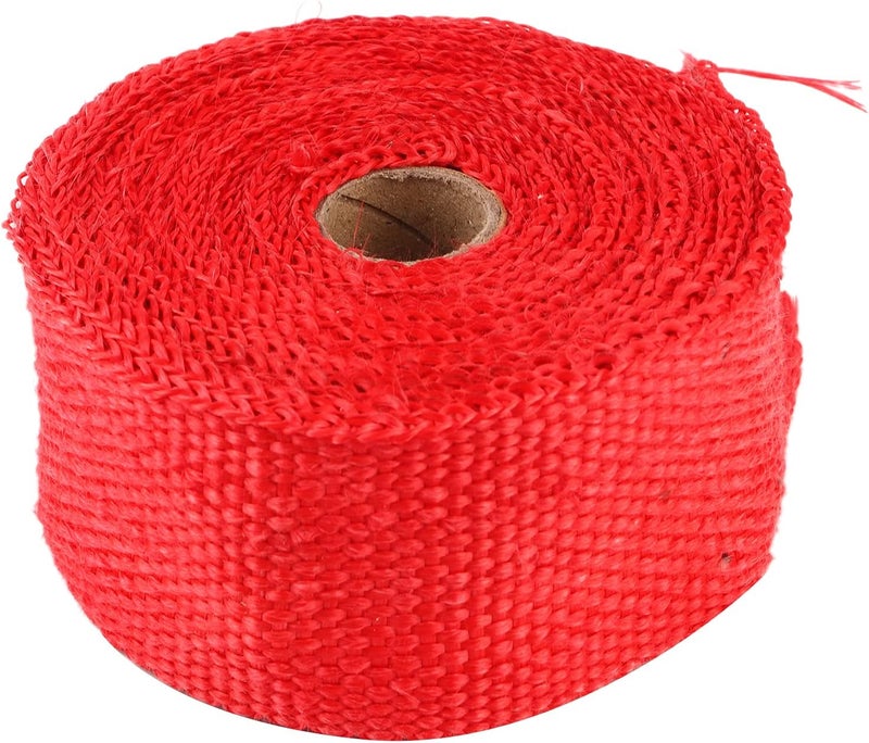 Exhaust Heat Wrap, Widely Used Exhaust Pipe Tape for Car Accessories(red) - Image 1
