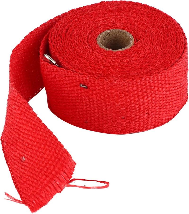 Exhaust Heat Wrap, Widely Used Exhaust Pipe Tape for Car Accessories(red) - Image 4