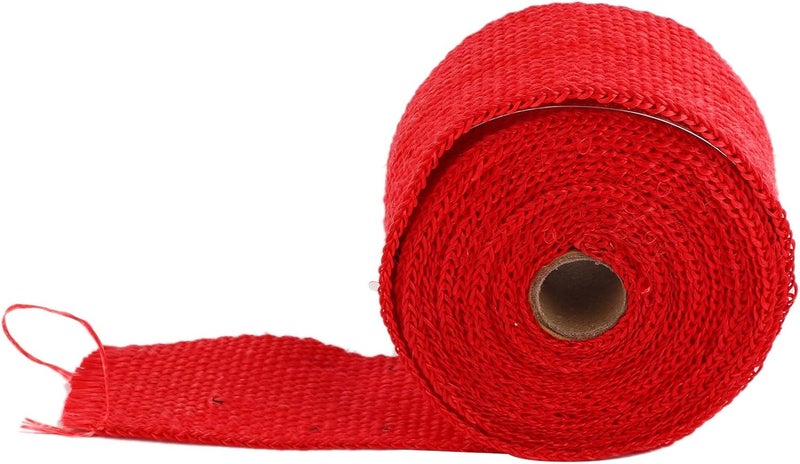 Exhaust Heat Wrap, Widely Used Exhaust Pipe Tape for Car Accessories(red) - Image 5
