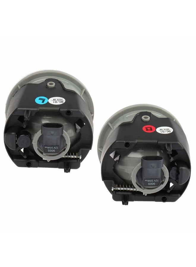 MAYASAF Clear Lens Fog Light Fog Lamp Set for Chrysler 2007-10 300/2007-09 Aspen, for Dodge 2005-09 Dakota/2007-09 Durango, for Jeep 2006-2010 Commander/2005-10 Grand Cherokee(Left+Right) - Image 5