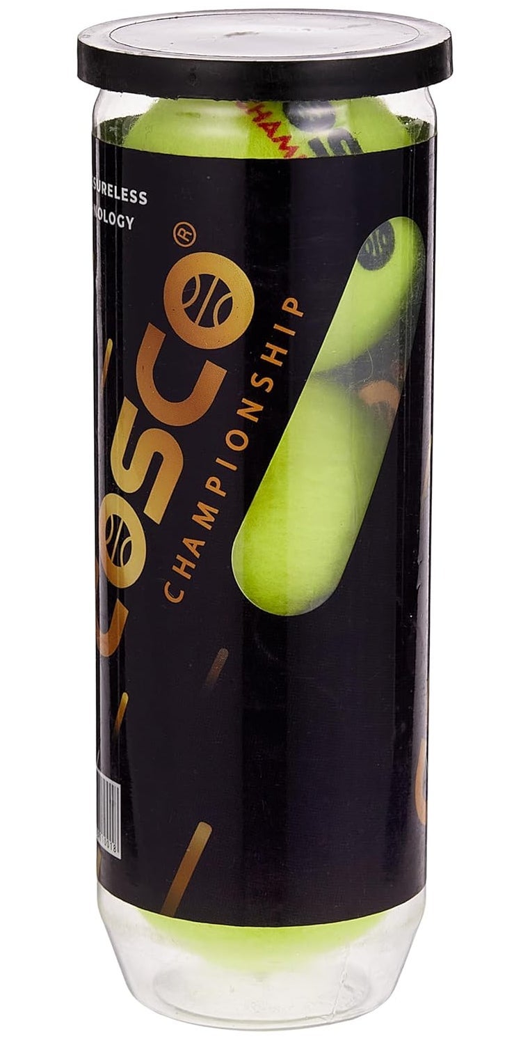 COSCO Rubber Championship Tennis Ball, Yellow Standard Size - Image 2