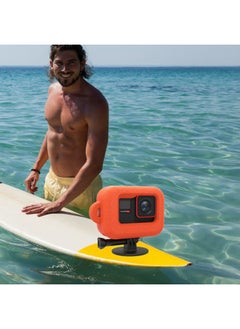 ماركة غير محددة غطاء قابل للتطبيق Shadow Stone Insta360 Ace /Ace Pro للكاميرا الرياضية Ace Pro غطاء واقٍ للطفو - اللون: برتقالي أحمر  - Image 2