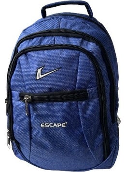 ESCAPE Backpack Laptop Compartment Sports and School Backpack Fabric Bag Outdoor Daily Use 30X43X13 Navy Blue  - Image 3