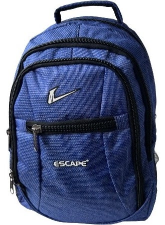 ESCAPE Backpack Laptop Compartment Sports and School Backpack Fabric Bag Outdoor Daily Use 30X43X13 Navy Blue  - Image 3