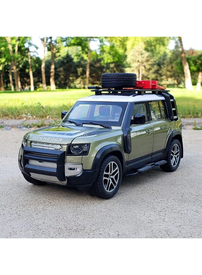 Defender 1/22 Land Rover Defender Camel Cup Alloy Off-road Car Model Kids Toy Car Gift - Image 2