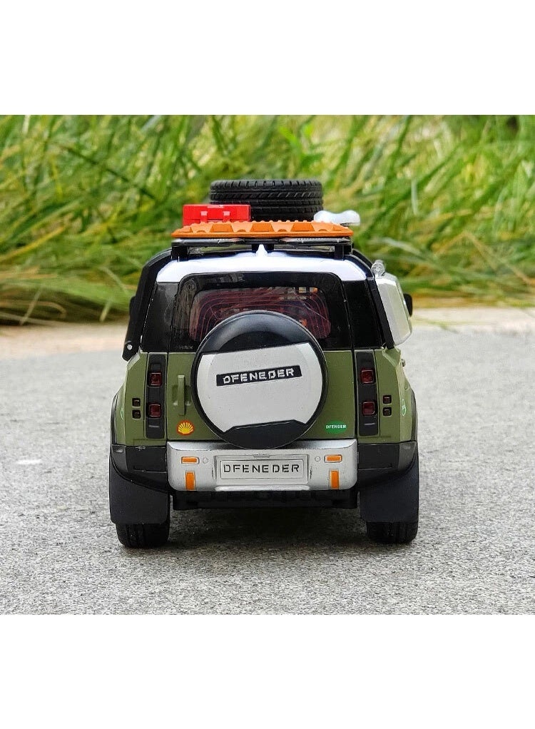 Defender 1/22 Land Rover Defender Camel Cup Alloy Off-road Car Model Kids Toy Car Gift - Image 4