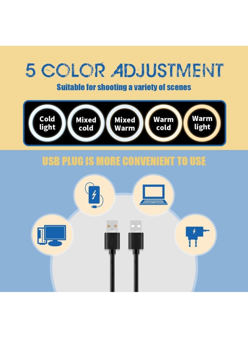 KASTWAVE Video Conference Lighting Kit,with Memory Function,with Phone Holder, for Remote Working/Zoom Calls/Self Broadcasting/Live Streaming/YouTube Video/TikTok - Image 5