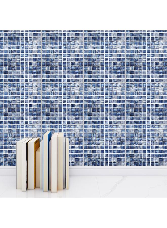 Bluejw 10 Pieces Tile Sticker Fashion Mosaic Tile Stickers Kitchen Waterproof Removable Wall Stickers Bedroom Floor Stickers - Image 4