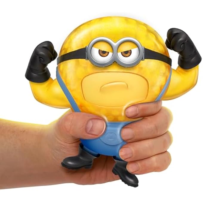 Minions Despicable ME 4 Super Squishy Mega Dave | Heroes of Goo JIT Zu Action Figure Toys | with Unique Gooey Water Bead Filling | Stretch him up to 3 Times his Size - Image 3