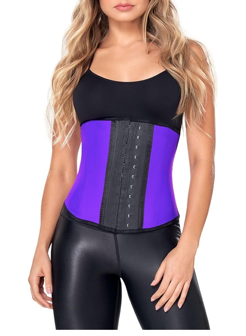 DubaiGallery Waist Trainer for Women Latex Corsets Cincher Workout Girdle Hourglass Body Shaper - Image 1
