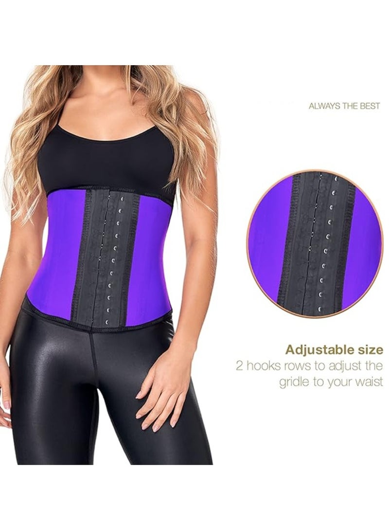 DubaiGallery Waist Trainer for Women Latex Corsets Cincher Workout Girdle Hourglass Body Shaper - Image 2