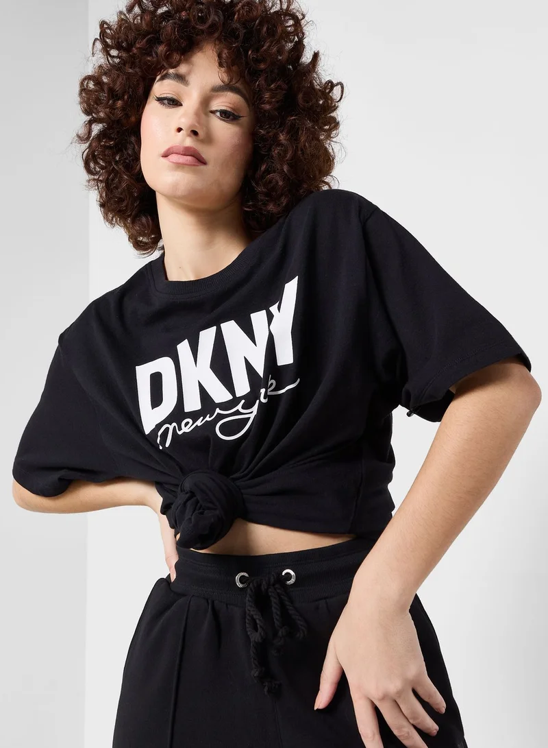 DKNY Crew Neck Logo T-Shirt