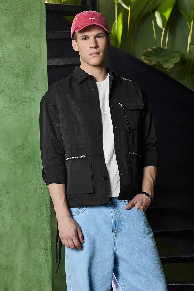 SNITCH جاكيت بقصة عادية بثلاث جيوب