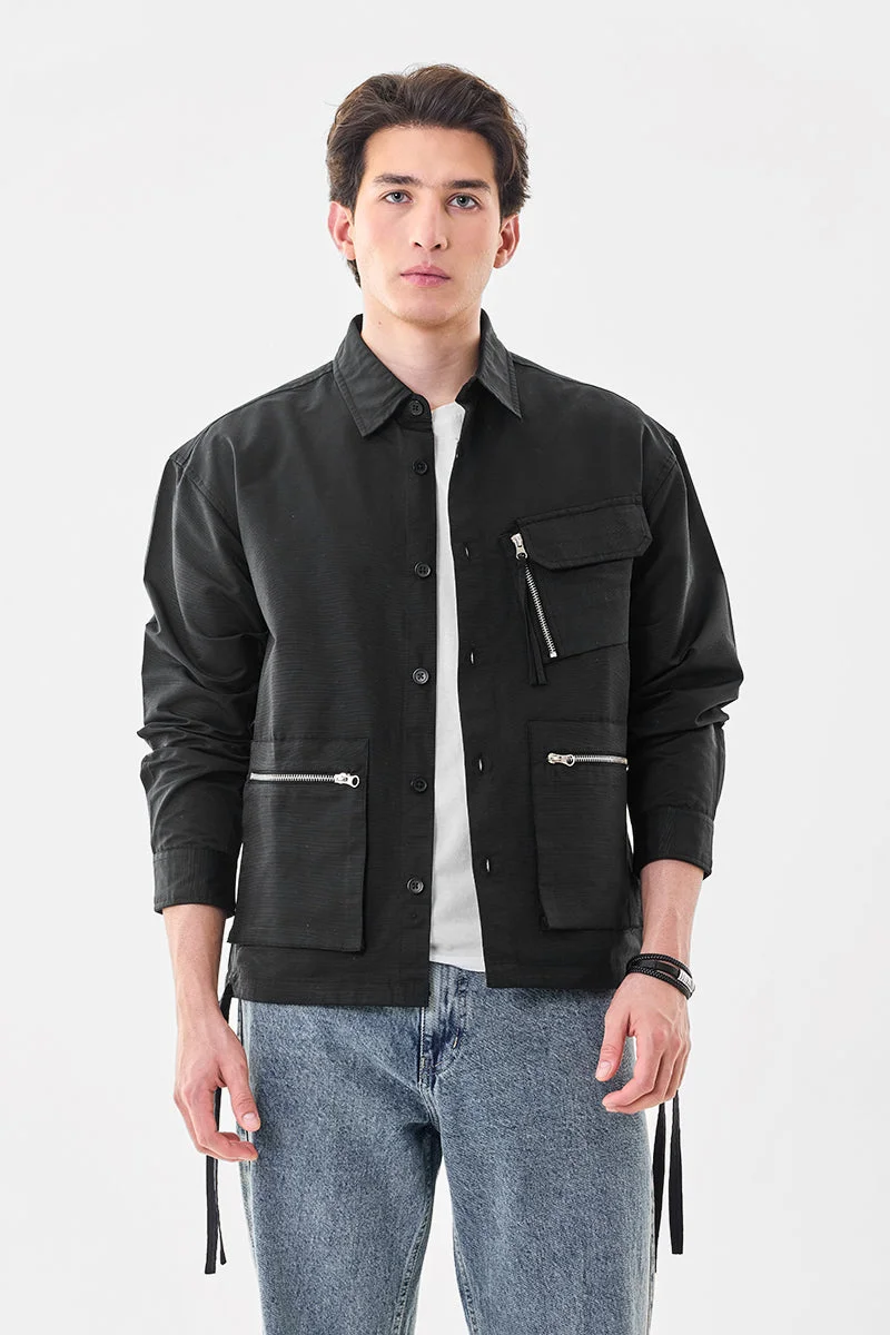 SNITCH جاكيت بقصة عادية بثلاث جيوب