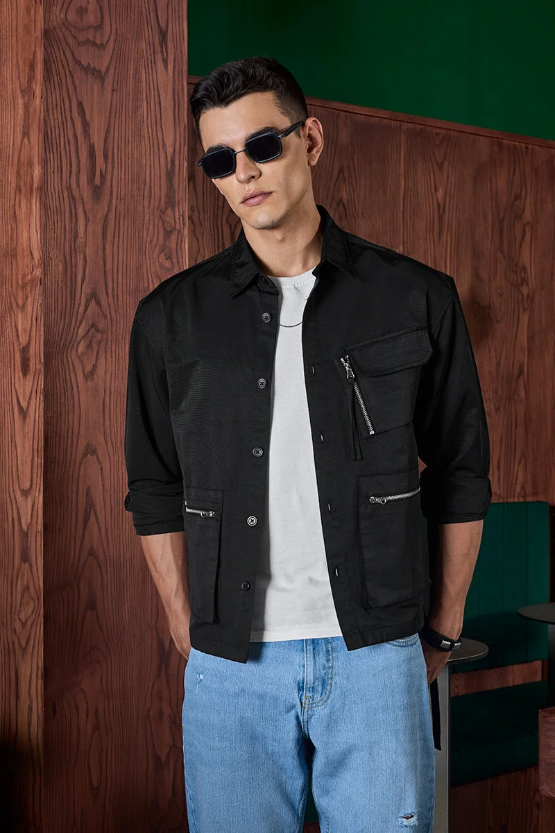 SNITCH جاكيت بقصة عادية بثلاث جيوب