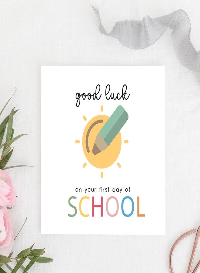 تيمي بطاقة تيمي - اليوم الأول من المدرسة، بطاقة حظ سعيد، اليوم الأول من المدرسة، بطاقة بداية العام الدراسي، هدية بداية العام الدراسي، بطاقة العودة إلى المدرسة، بطاقة مدرسية - Image 2