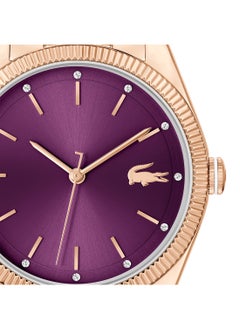 LACOSTE LACOSTE ROUND ANALOG WOMEN'S PLUM CASE WATCH - 2001402  - Image 5