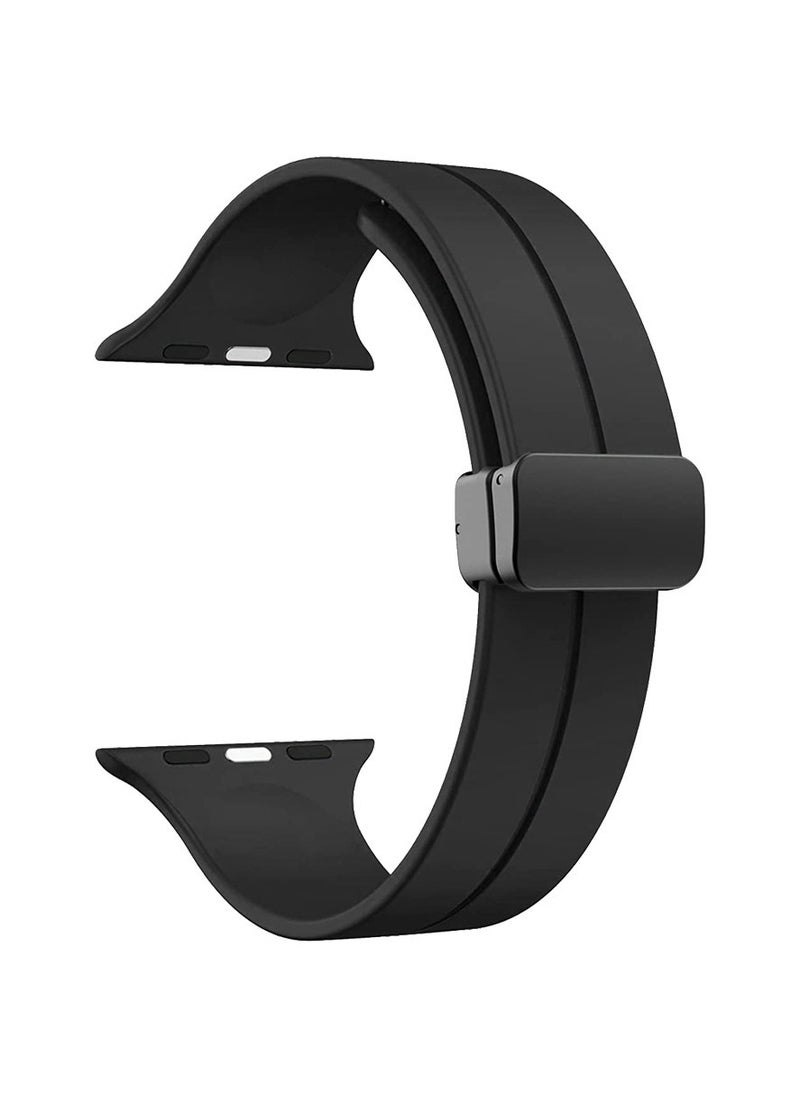 Youque - 2 Pack Soft Silicone Strap for Apple Watch Series 10, Compatible with Apple Watch Ultra 2/Ultra, Series10/9/8/SE 2nd Gen/7/SE/6/5/4/3/2/1, Compatible with 49/46/45/44/42mm Band - Image 1