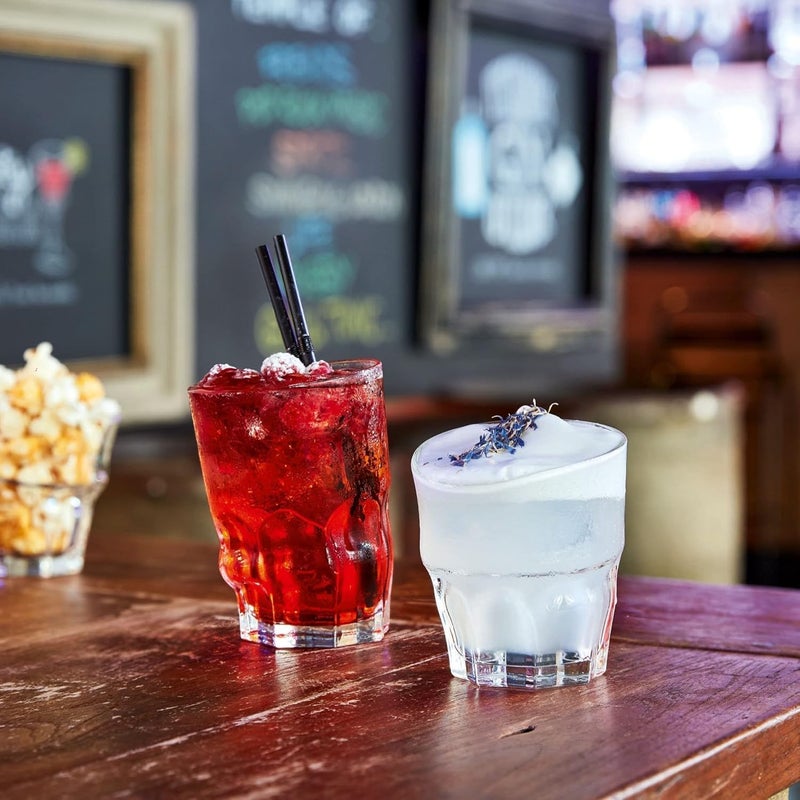 Arcoroc Pop Corn Tumbler Glass – 350ml | Set of 6 | Premium Quality | Unique & Creative Design | Dishwasher Safe | France - Image 4
