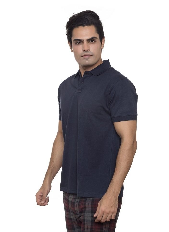 SANTHOME Men's Half Sleeve Polo T-Shirt with UV Protection  - Image 2