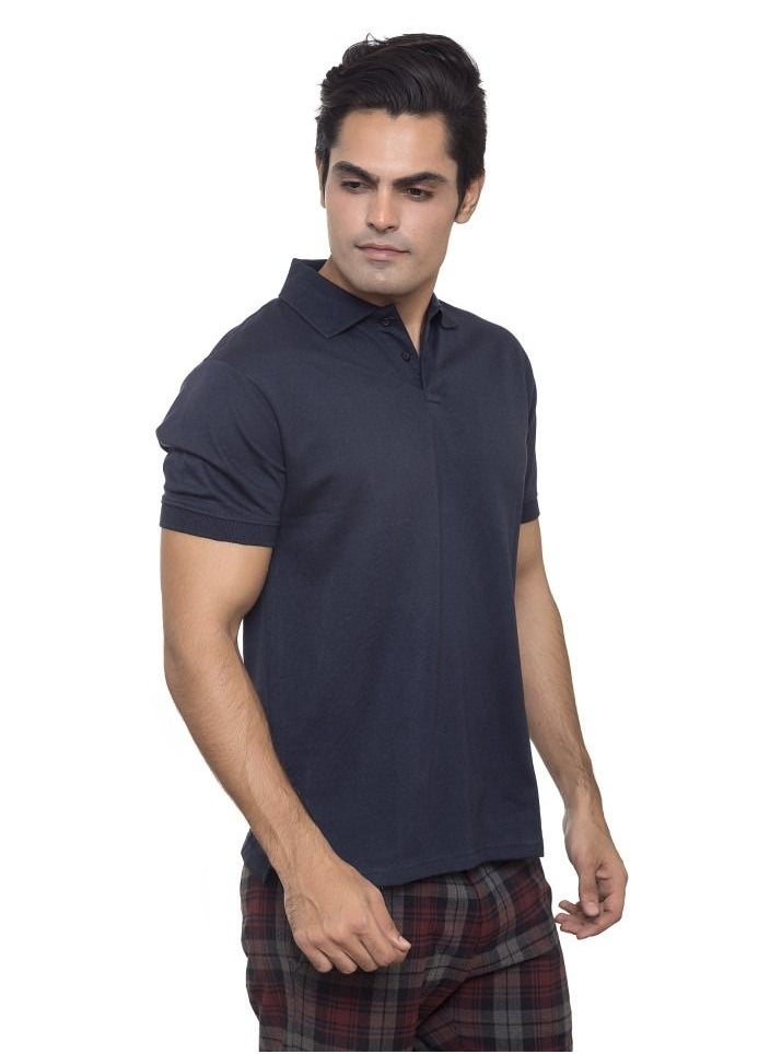 SANTHOME Men's Half Sleeve Polo T-Shirt with UV Protection  - Image 3