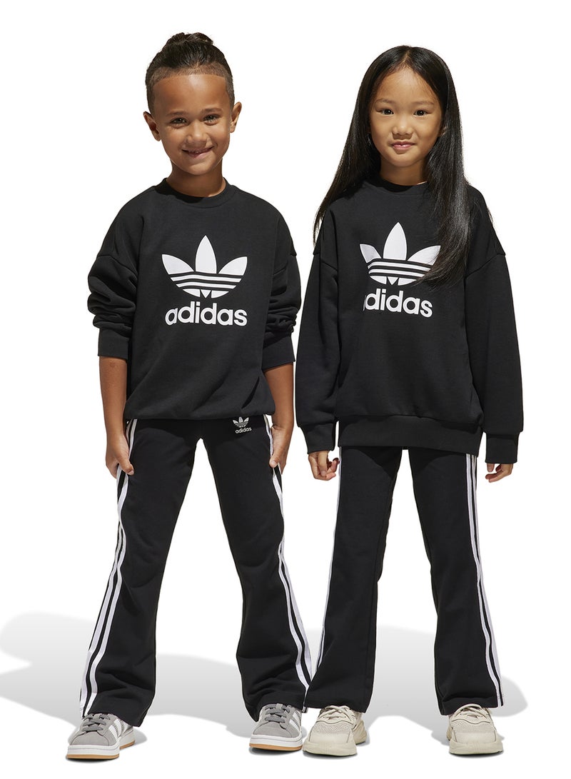 adidas Originals Kids Loose Crew Flared Legging Set  - Image 5
