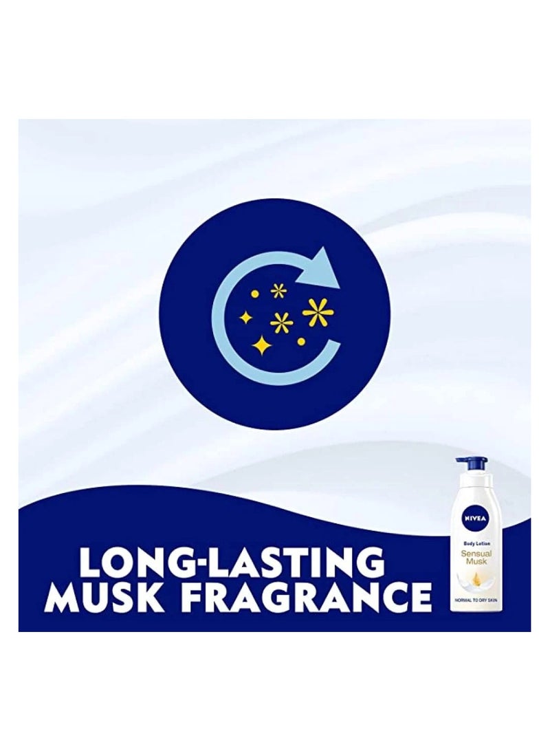 نيفيا لوشن للجسم ترطيب وعناية للبشرة العادية الى الجافة - 400 مل - Image 3