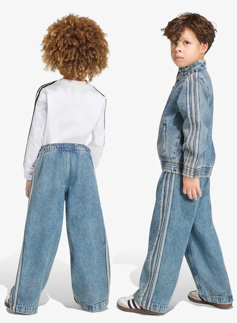 Adidas Originals WORBLU Kids Firebird Loose Denim Track Pants  | Best Price UAE