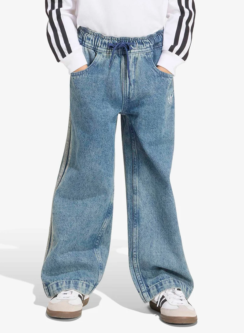 Adidas Originals WORBLU Kids Firebird Loose Denim Track Pants  | Best Price UAE