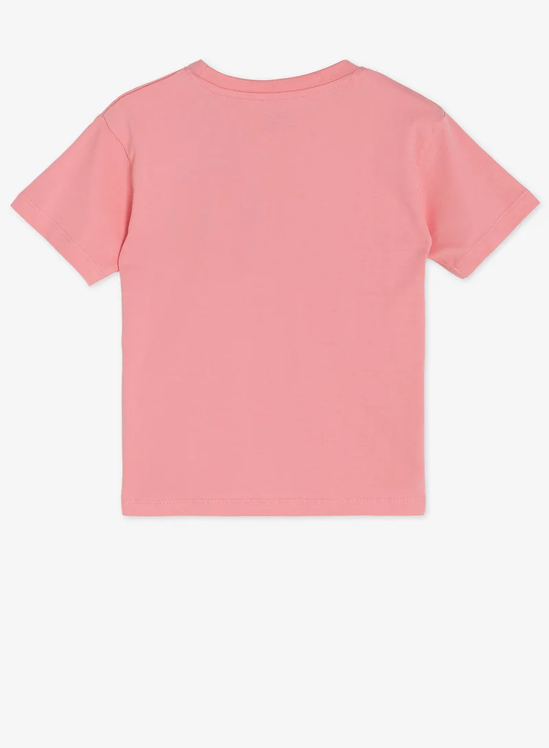 ريبلز مع نمشي Girls Drop Shoulder T-shirt