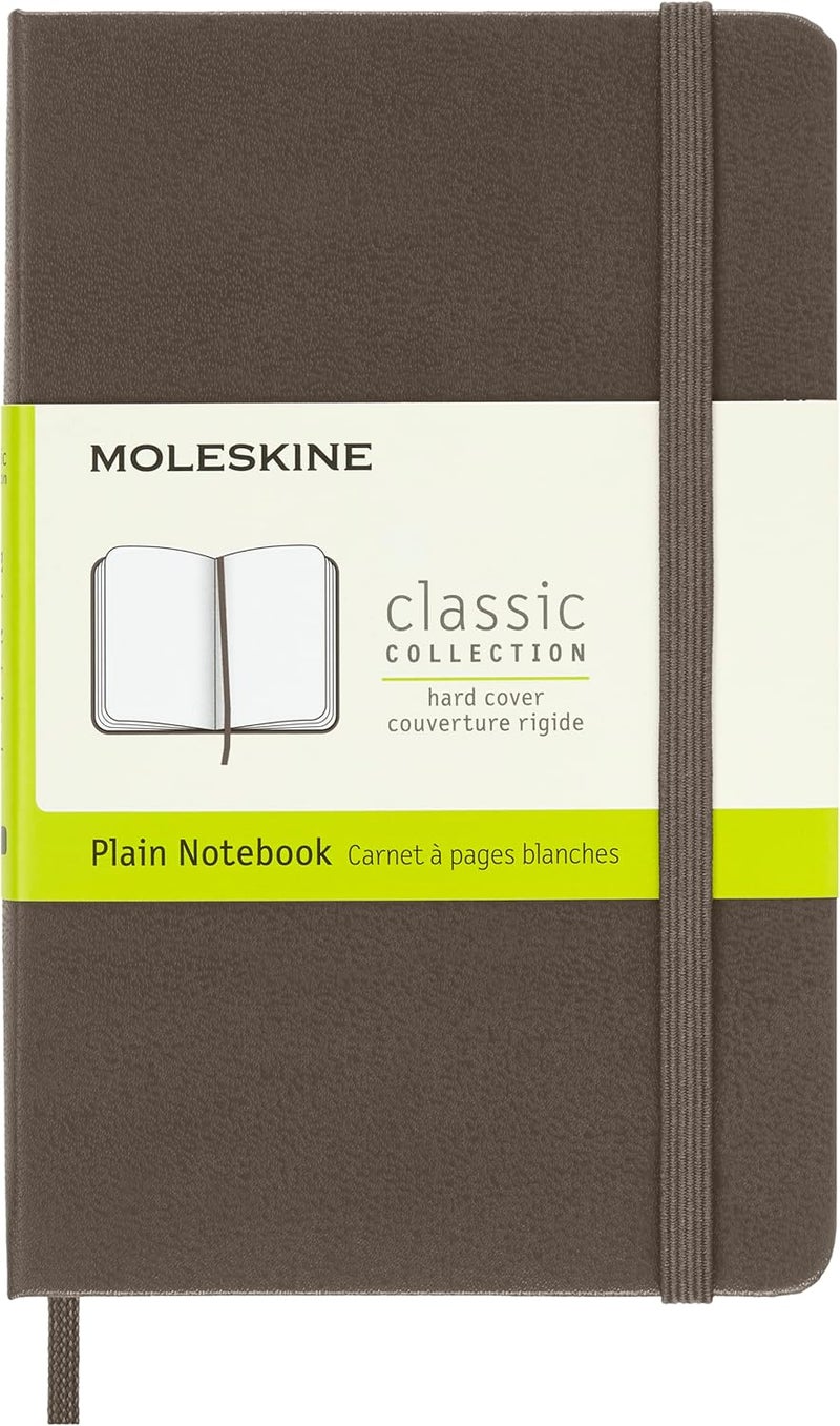 Moleskine Plain Notebook with Hard Cover - Brown - Image 1