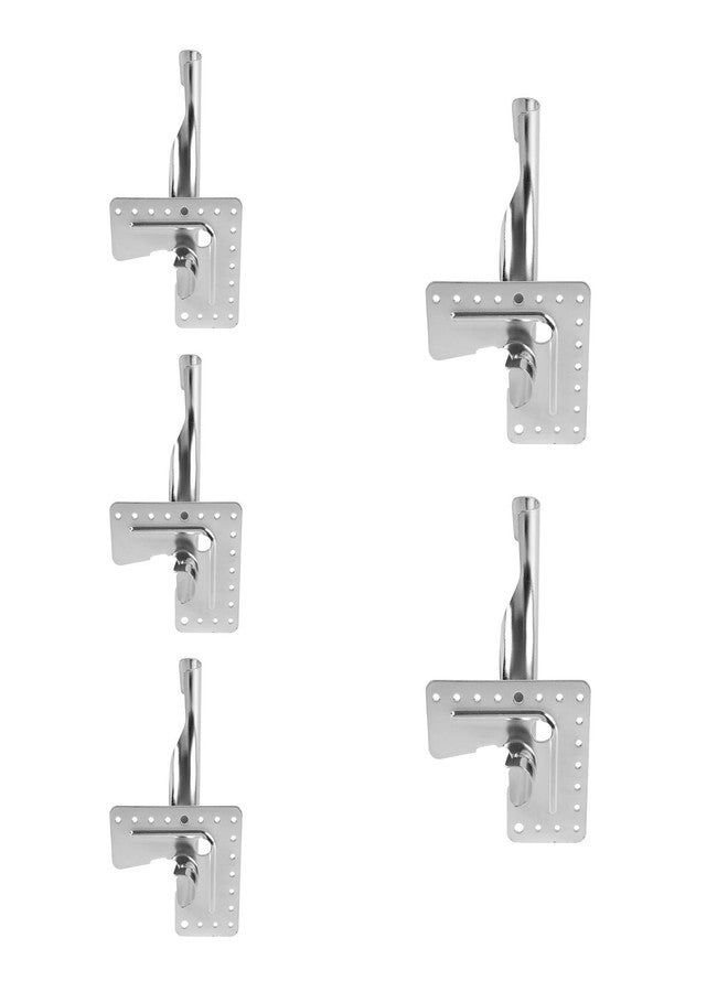 EFIELD (Pack of 5) EFIELD 1/2 Inch Metal Tubing Bend Support with Nail Flange, Tubing Pipe Hanger with Plate,(ACC006) - Image 1