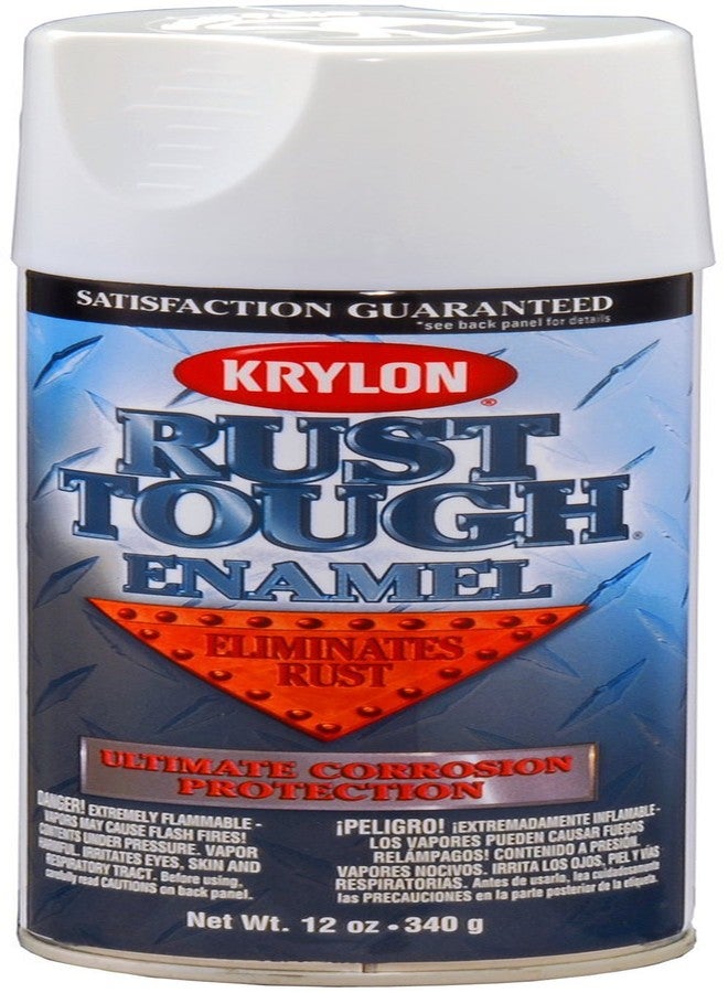 كرايلون كريلون (RTA9200-6 PK) طلاء مينا أبيض لامع مقاوم للصدأ "Rust Tough" - بخاخ 12 أونصة (علبة من 6 قطع) - Image 1