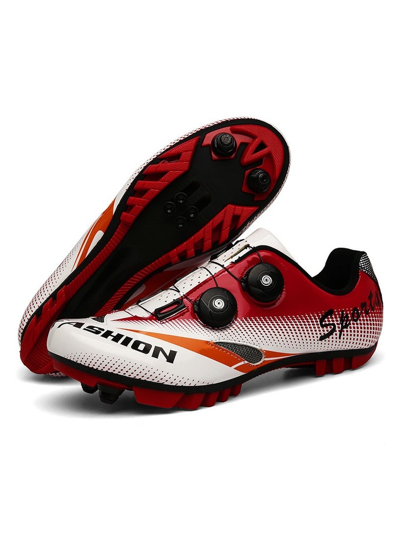 KUYING New Type of Road Lock Cycling Shoes Hard Sole Mountaineering Shoes Racing Sports Shoes 