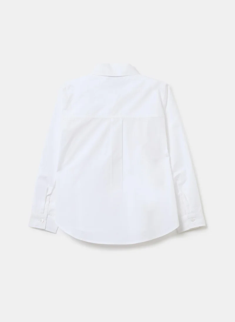 او في اس Cotton shirt with diamantÃ©s