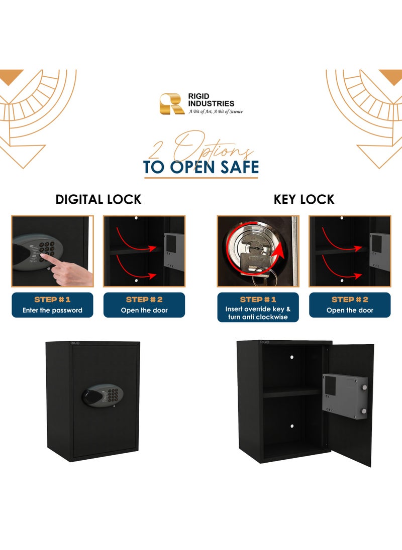 RIGID - Large Hotel Safe 52x37x35 cm - Image 1