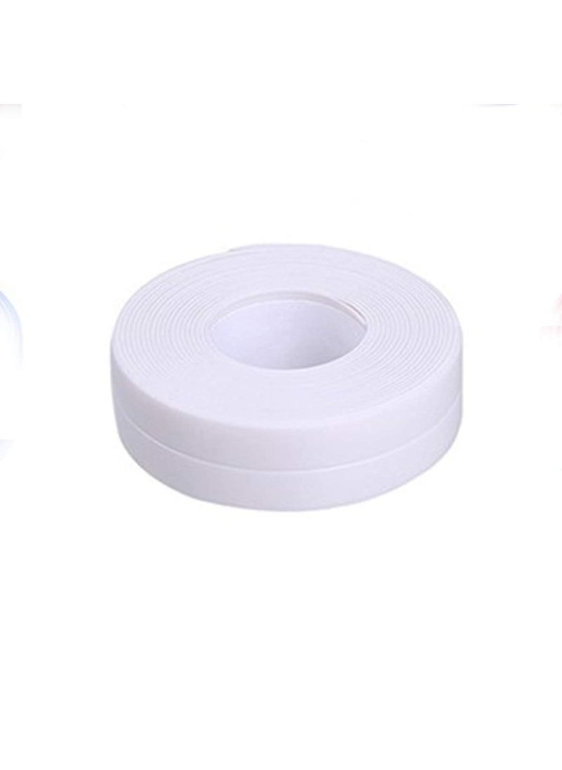 Kolorful Kolorful Caulk StripTub Caulking Tape PVC SelfAdhesive Waterproof Sealing Tape for Kitchen Sink Toilet Bathroom Shower and Bathtub Floor Wall Edge Protector White  - Image 2